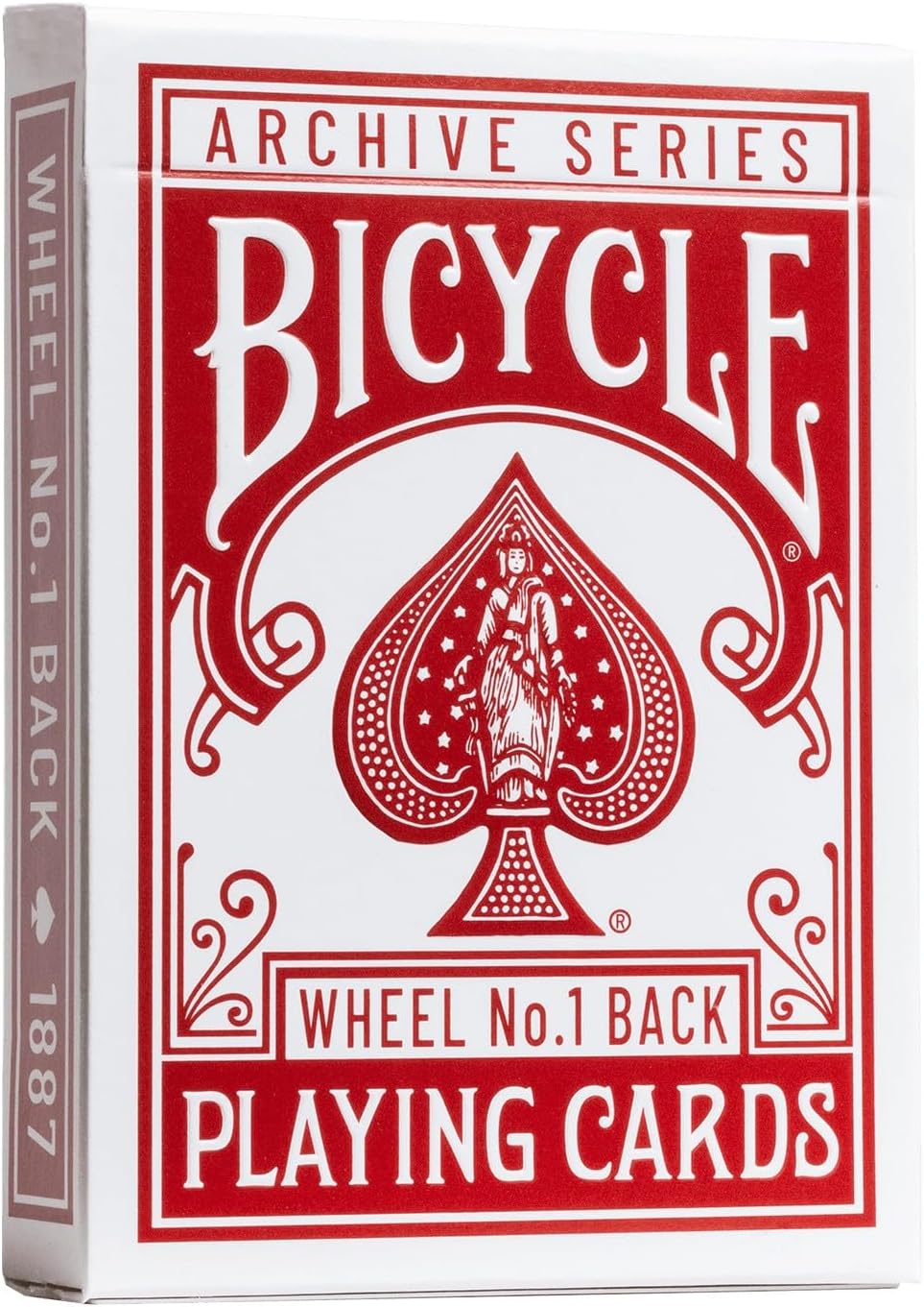 Bicycle Archive Series Wheel No.1 Back 1887 Playing Cards, Poker Size Standard Index