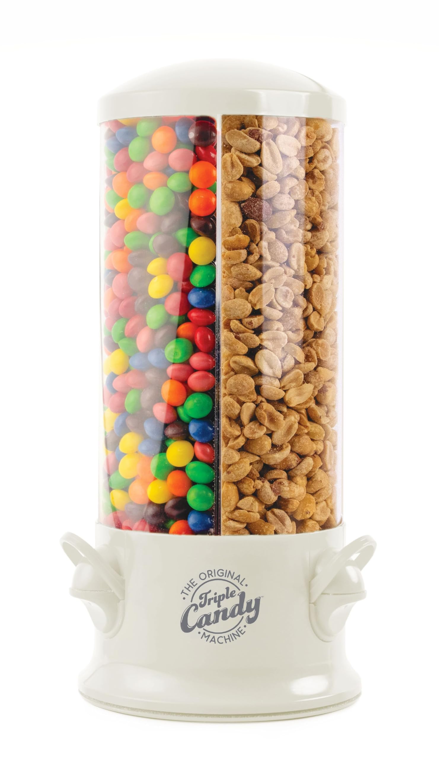 Handy Gourmet Almond Cream Original Triple Candy Machine-Fun Candy & Nut Dispenser-New & Improved (Almond Cream), Standard (Jb8450al)