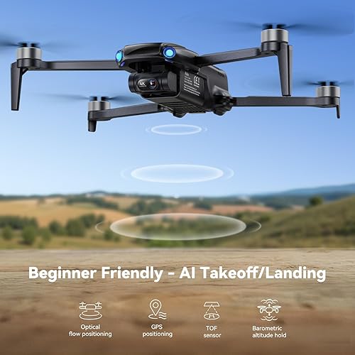 Miniatura 7 de Ruko U11MINI 4K, drones con cámara para adultos, video 4K, foto 8K, menos de 8.78 oz, cardán de 3 ejes EIS, transmisión FPV de 20000 pies,