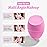 Makeup Sponge Set BS-MALL Blender Sponges 7 Pcs for Liquid, Cream, and Powder, Multi-colored with 1 Mini Makeup Sponge Pink (A-HotPink)