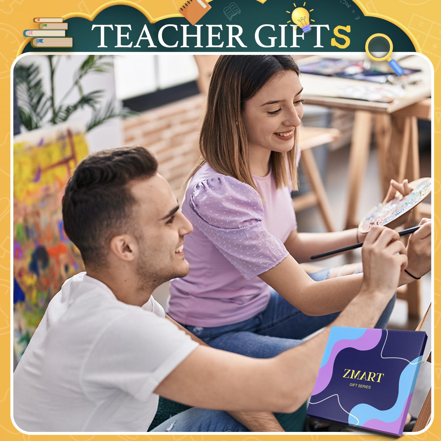 Zmart Appreciation Gift Ideas - Socks for Music Art Science Teacher Assistant Principal