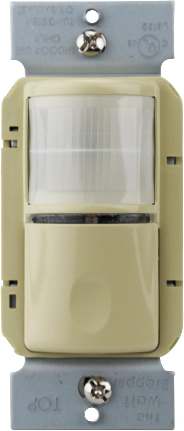Watt Stopper WS-250-I Passive Infrared Wall Switch Sensor Ivory