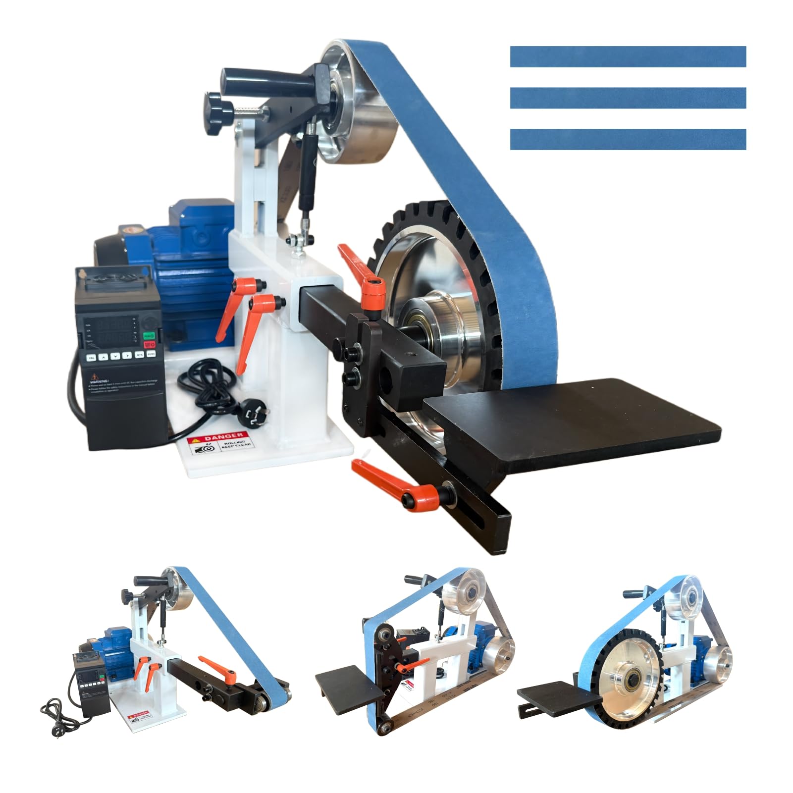 Jinlida JLD10-5 Belt Grinder Sander with VFD