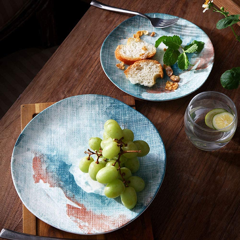 Vajillas Modernas Platos Ceramica Colores Servicio De Vajilla De