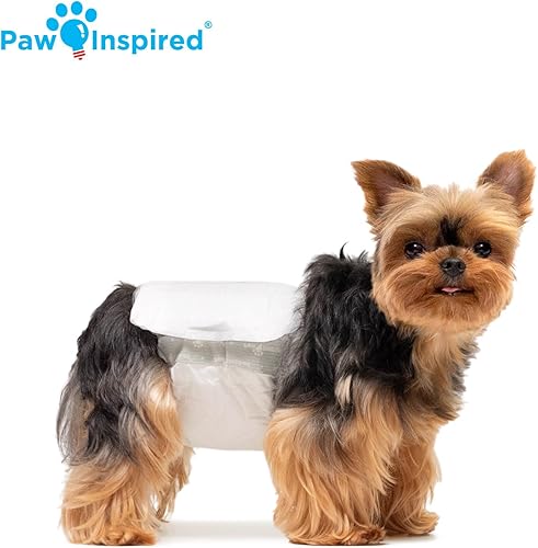 Miniatura 3 de Paw Inspired Bandas desechables para perros machos, banda para el vientre para perros Pañales desechables para perros Bandas para el vientre para
