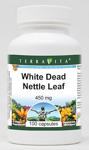 TerraVita Hoja de ortiga blanca muerta - 450 mg (100 cápsulas, ZIN 511448) - Paquete de 3 disponible en Yaxa Guatemala