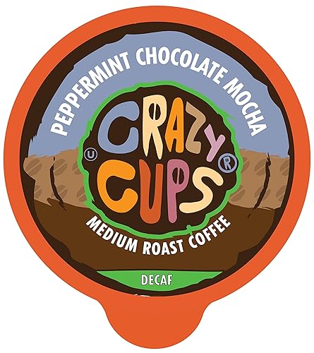Vista 11 de Crazy Cups Paquete variado de cápsulas de café de chocolate descafeinado con sabor a chocolate para máquinas Keurig K Cup