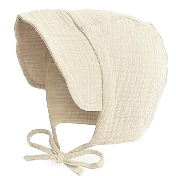 Amazon.com: JELLYTREE Newborn Baby Hat Brimmed Sun Bonnet