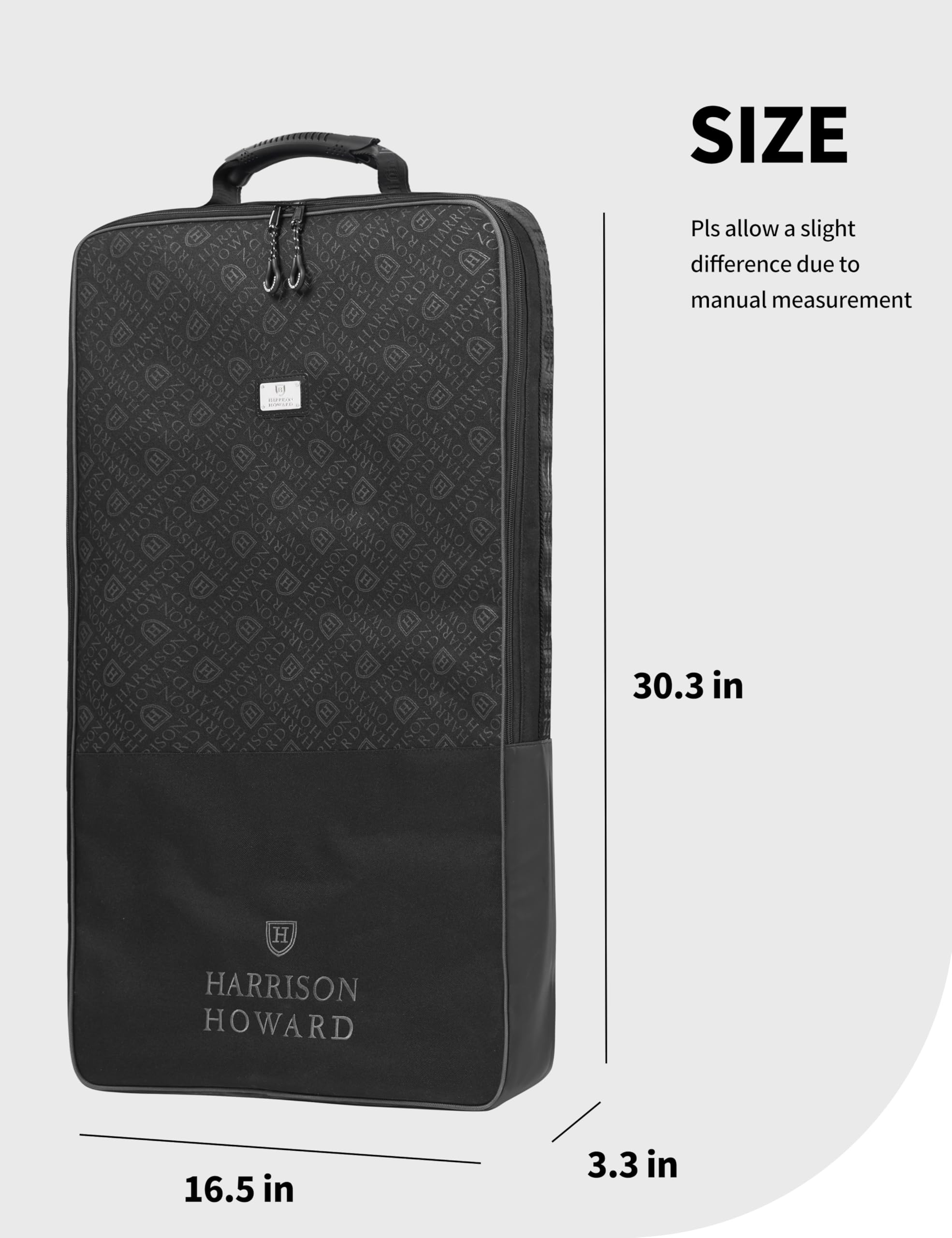 Harrison Howard Bolsa de brida impermeable para caballos con estante de 3 puntas, tela resistente, bolsa de transporte para caballo, color negro