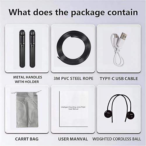 Miniatura 7 de Cuerda de saltar inteligente