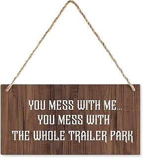 Wooden Sign Room Decorations Strange Smell in The Attic Funny Wood Signs Skull Retro Hanging Wooden Plaque Decoration Farmhouse Decor Vintage Wall Decor 12 X 6 Inch