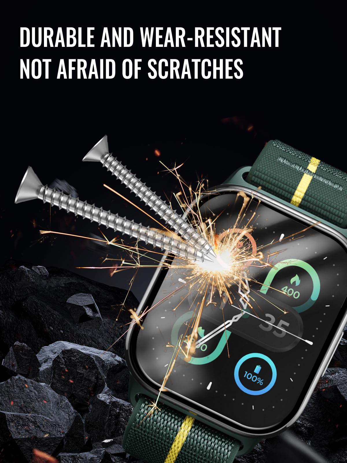 Protector de pantalla para Motorola Moto Watch Fit, película suave resistente a los arañazos de alta definición, transparente HD, ajuste perfecto, sin burbujas con kit de fácil instalación