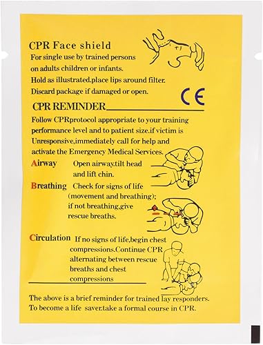 Miniatura 5 de Ever Ready First Aid Protector facial RCP para adultos, niños y bebés, paquete de 30