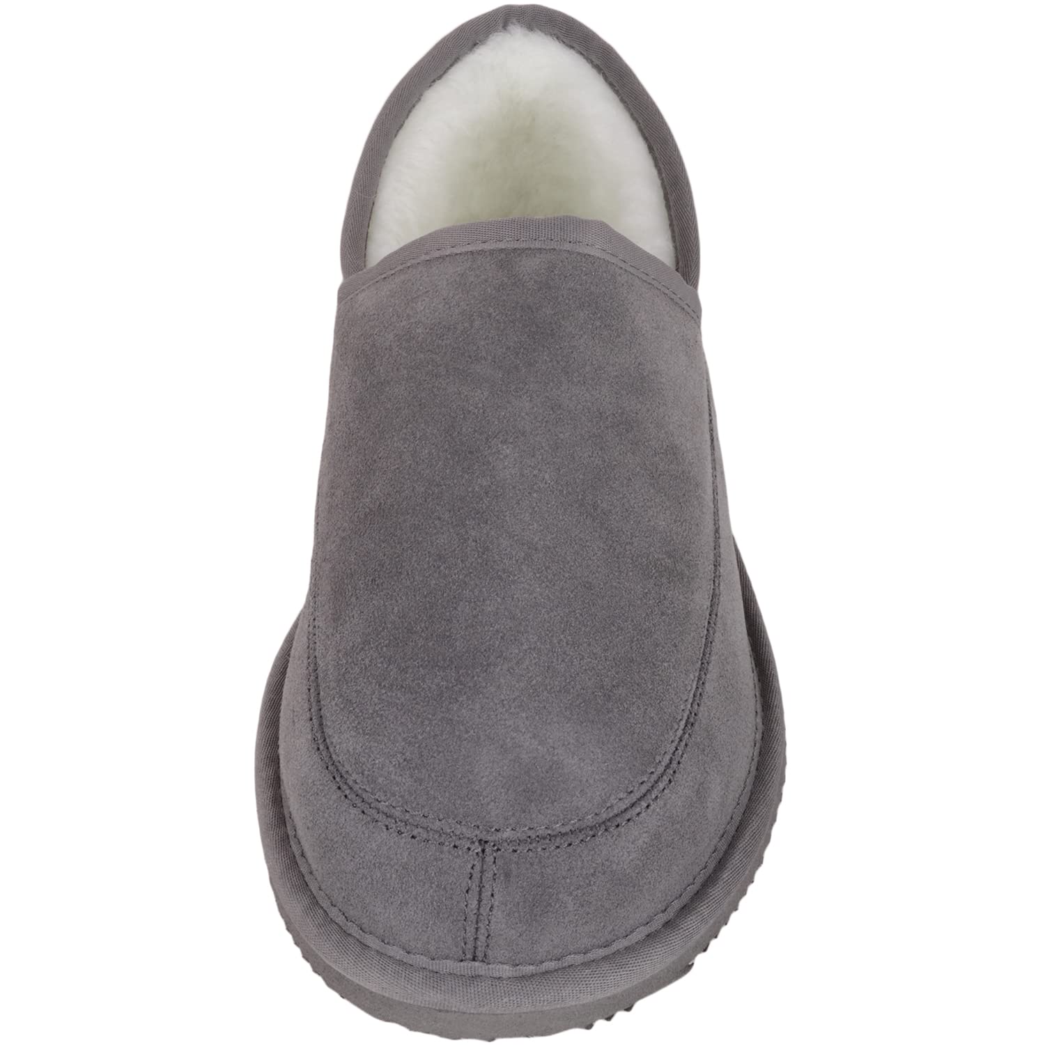 SNUGRUGS Suede with Wool Lining and Rubber Sole Zapatillas de Estar por casaUnisex Adulto
