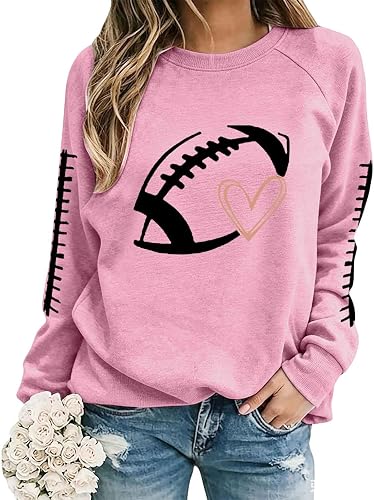 game day sweatshirt women,Football Sweatshirts for Women Game Day Cute Trendy Mo