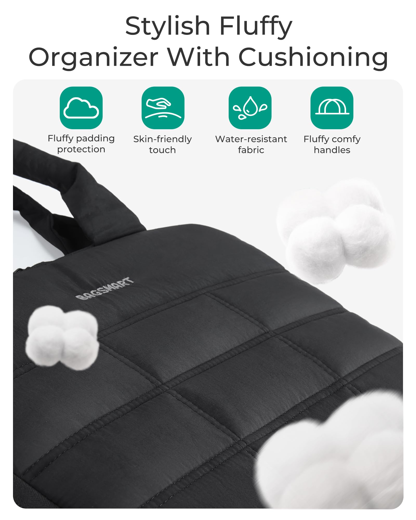 BAGSMART Rollo organizador de joyas