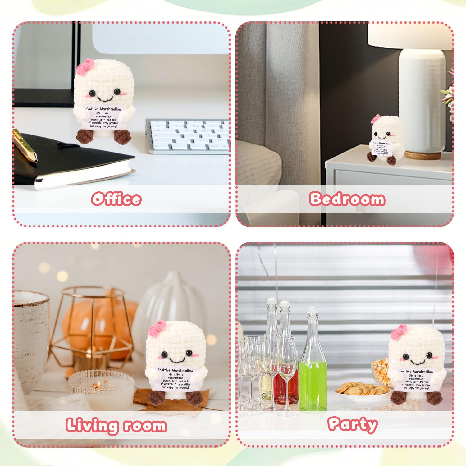 Amazon.com: TOYMIS Positive Marshmallow, 3.15 Inch Emotional