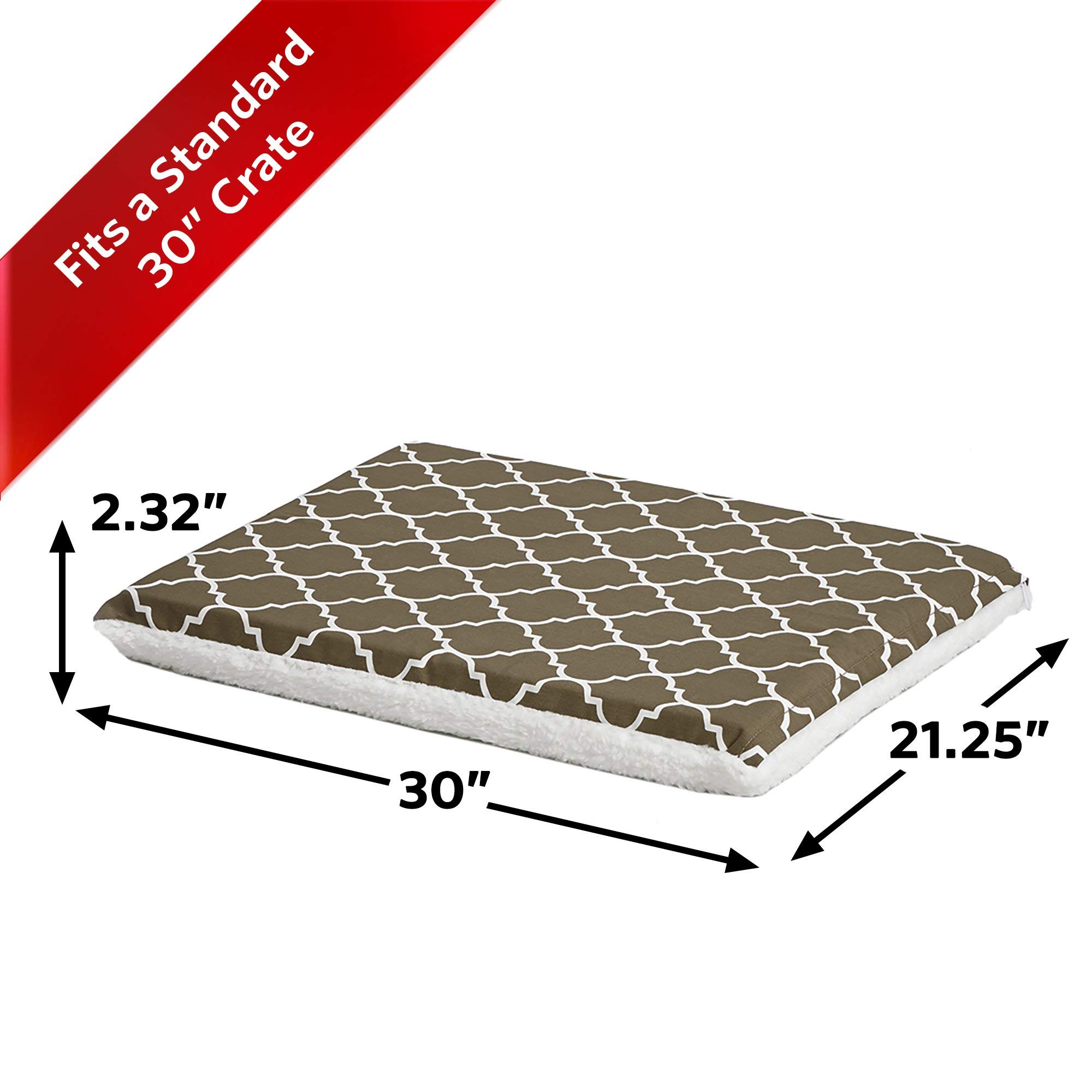 MidWest Quiet Time Hundebett – Fleckabweisend, Wendbar, Für Hundebox 76 Cm