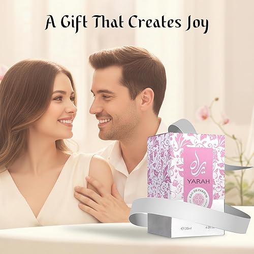 Miniatura 7 de SAADAH Yarah Eau De Parfum para Mujeres 4.0 Fl.oz, 120ml Perfume Oriental de Vainilla Gourmand, Orquídea Dulce, Mandarina, Frutas Tropicales,