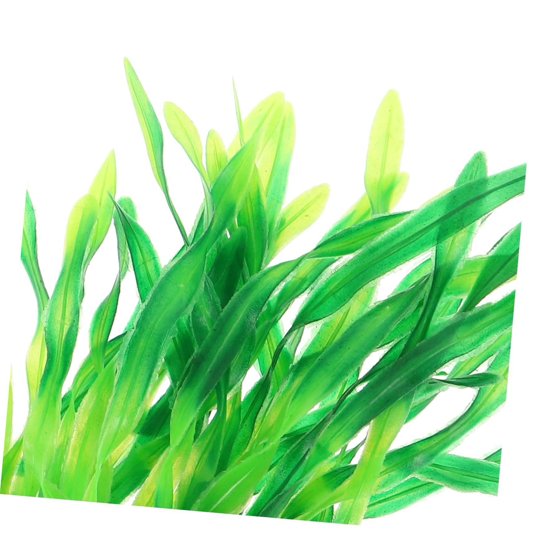 30 Piezas Plantas de Acuario Artificiales Verdes de 20 CM, 30 Piezas Base Pesada, Decoración Paisajística para Peceras y Acuarios, Accesorio Decorativo de Plástico para Mascotas
