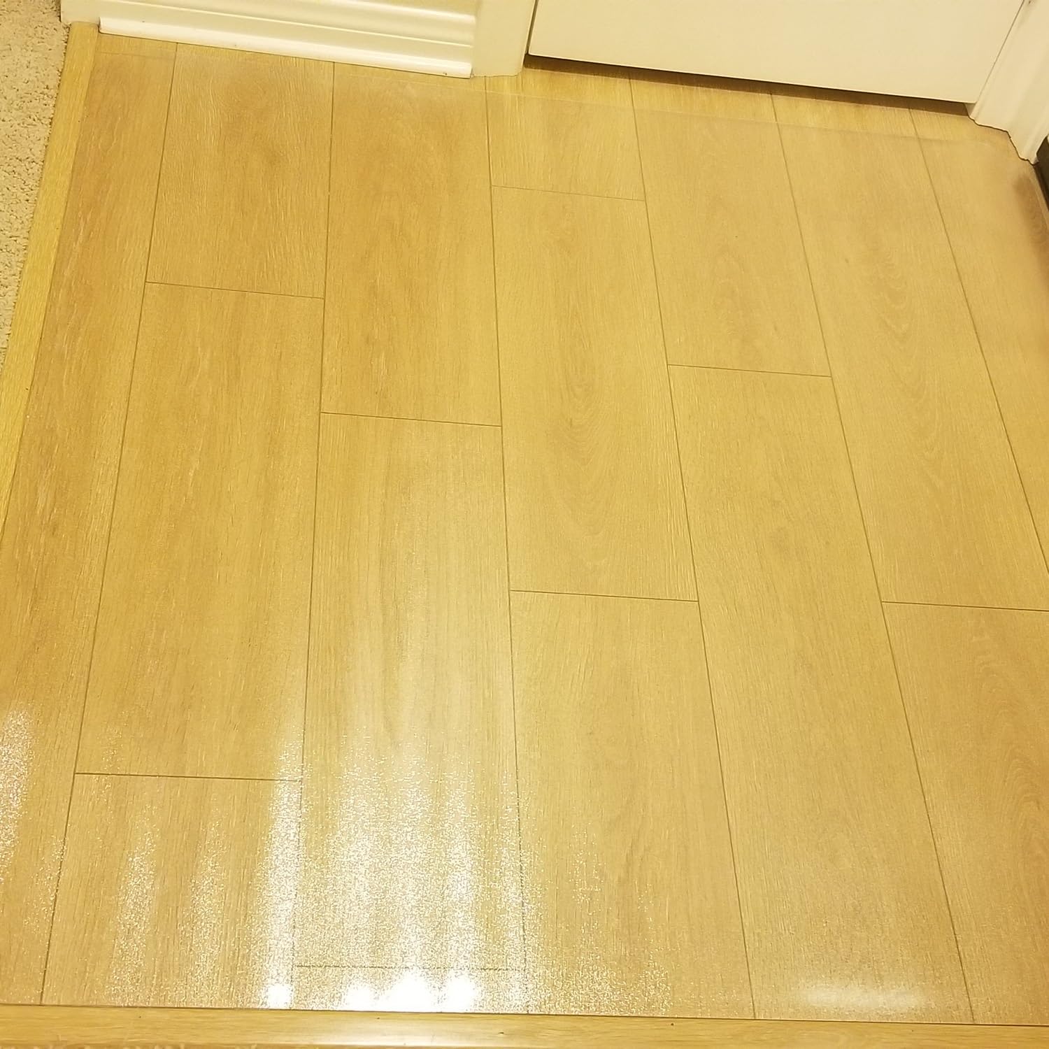 Tapis de protection de sol en plastique contre rayures de chaise bureau maison