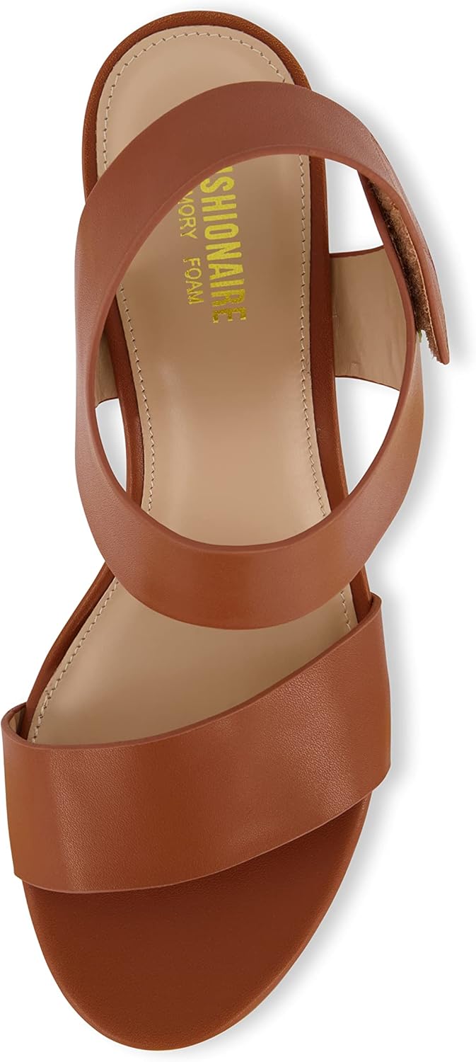 CUSHIONAIRE Women's Talent cut out heel sandal +Memory Foam and Wide Widths Available - Image 5