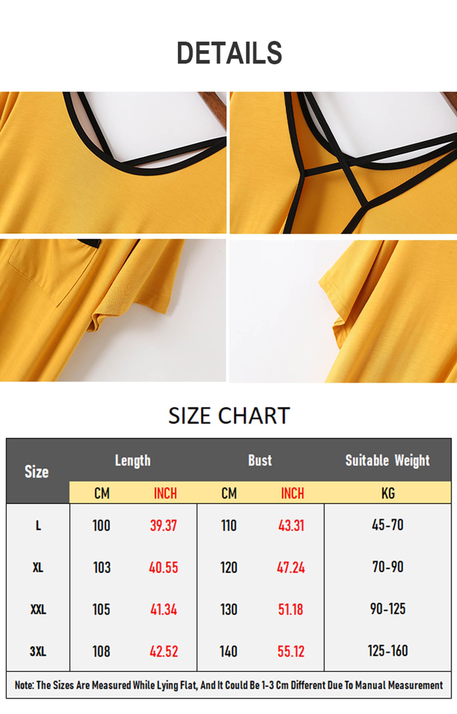 Generic Damska koszula nocna z krótkim rękawem Seksowna bez pleców koszula nocna z dekoltem w szpic Miękka koszula nocna L-3XL