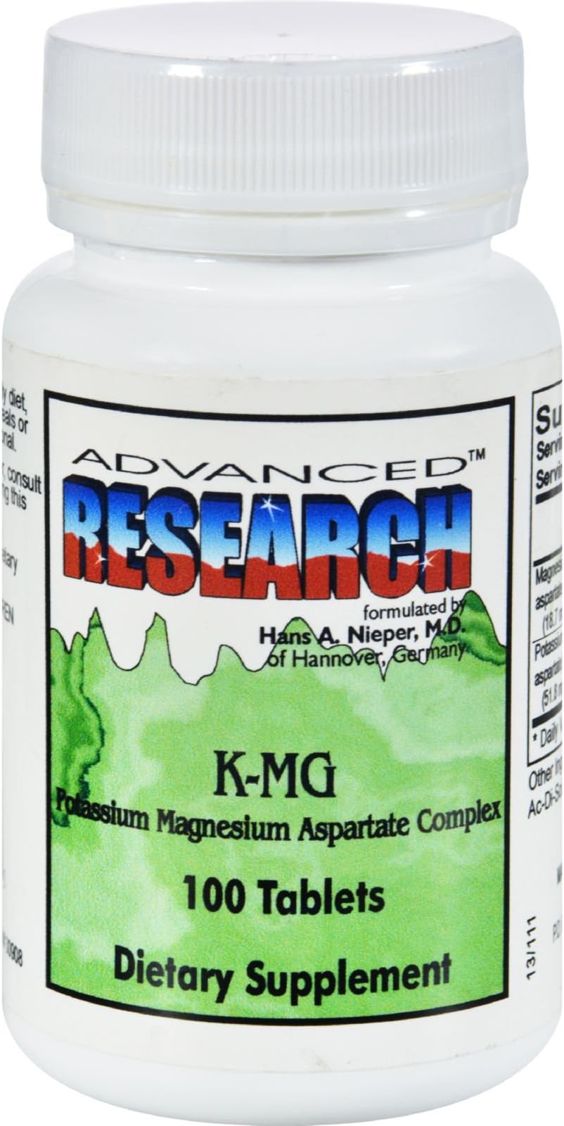 Dr. Hans Nieper K Mg Capsules, 100 Count