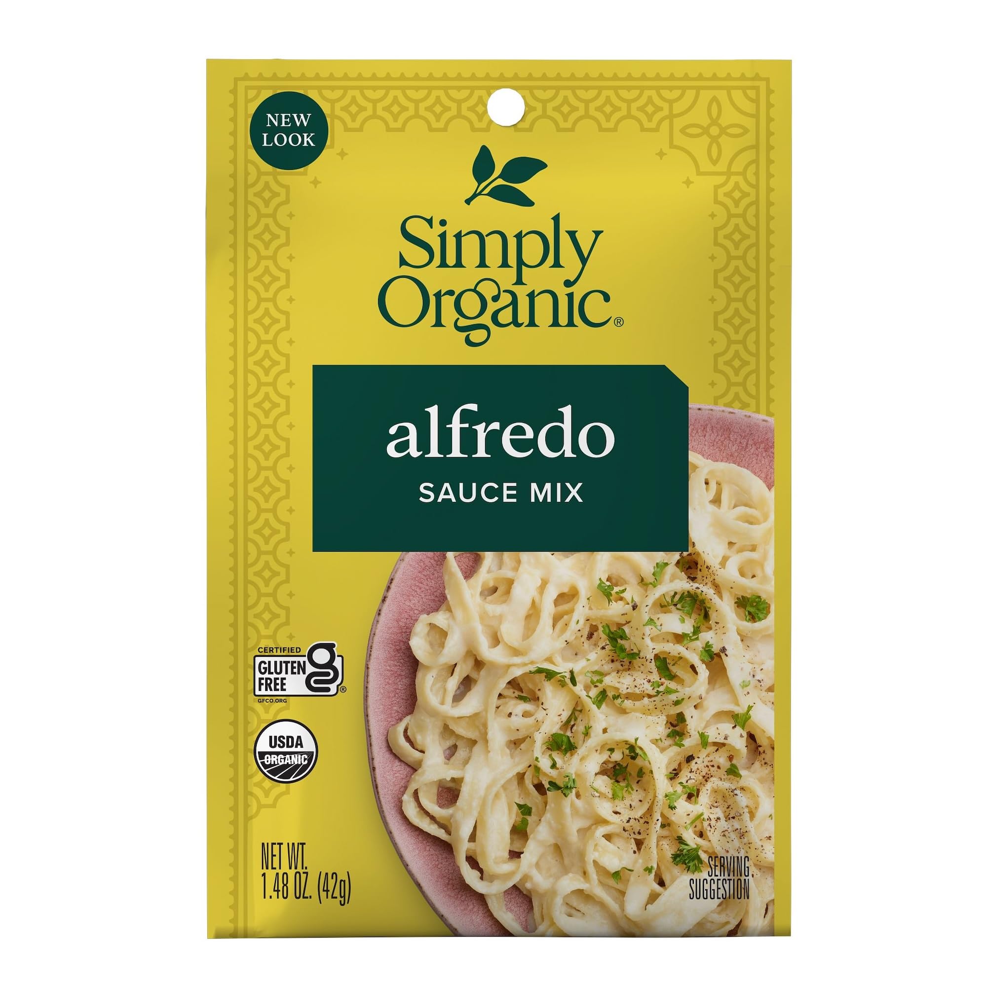 Simply Organic Alfredo Seasoning Mix - Case of 12-1.48 oz.