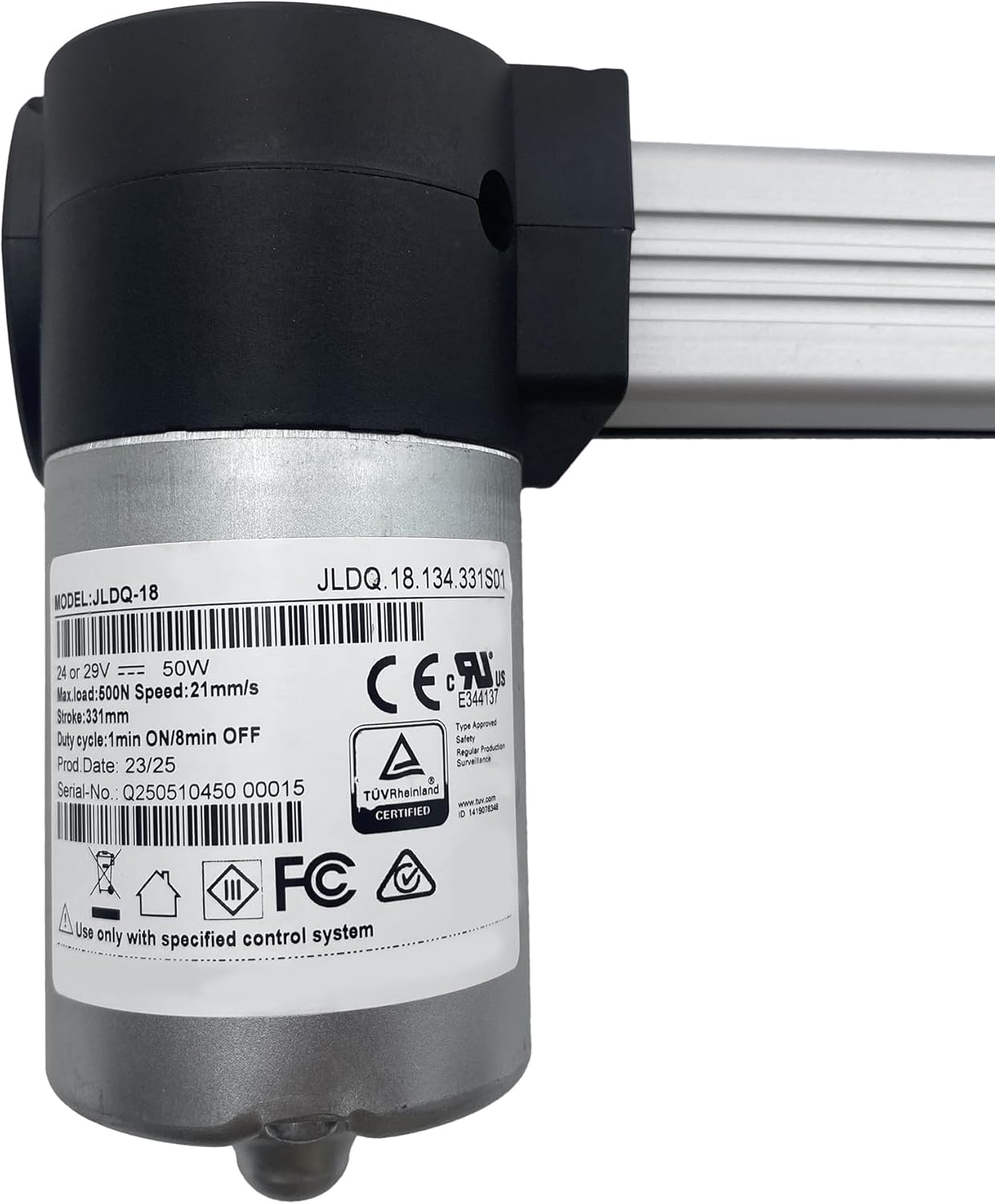 JLDQ-18 Motor Model JLDQ.18.134.331S01 for Electric Sofa Lift Chair Power Recliner Parts Linear Actuator Replacement