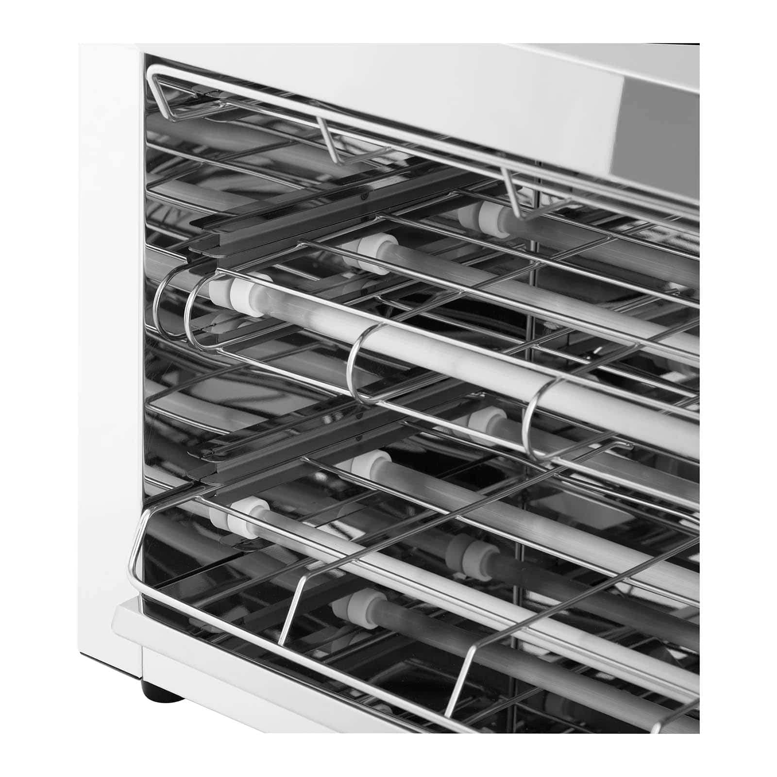 Royal Catering RCPES-340 Salamandre De Cuisine Professionnelle Four Électrique Grill (3 150 W, 0-30 min, Récipient Collecteur, acier inoxydable)