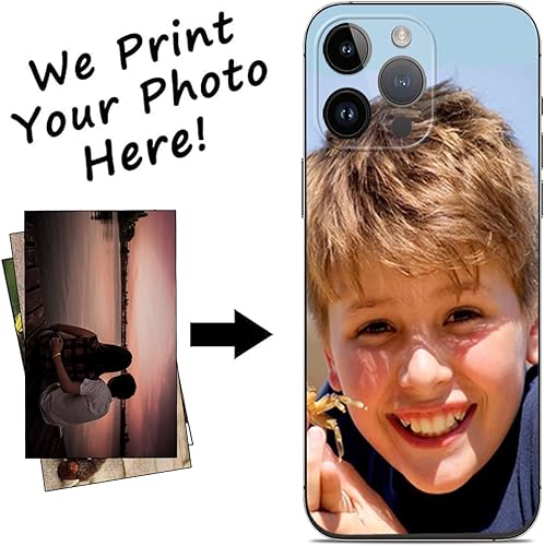 Miniatura 3 de Funda personalizada para teléfono, diseño de tu propia funda para teléfono con fotos, compatible con Apple iPhone 15, 14, 13, 12, 11 Pro Max, Mini,
