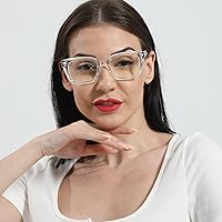Vista 46 de DXYXYO Reading Glasses 0.50 Women Blue Light Blocking Men Square Computer Readers 3 Pack Fashion Oprah