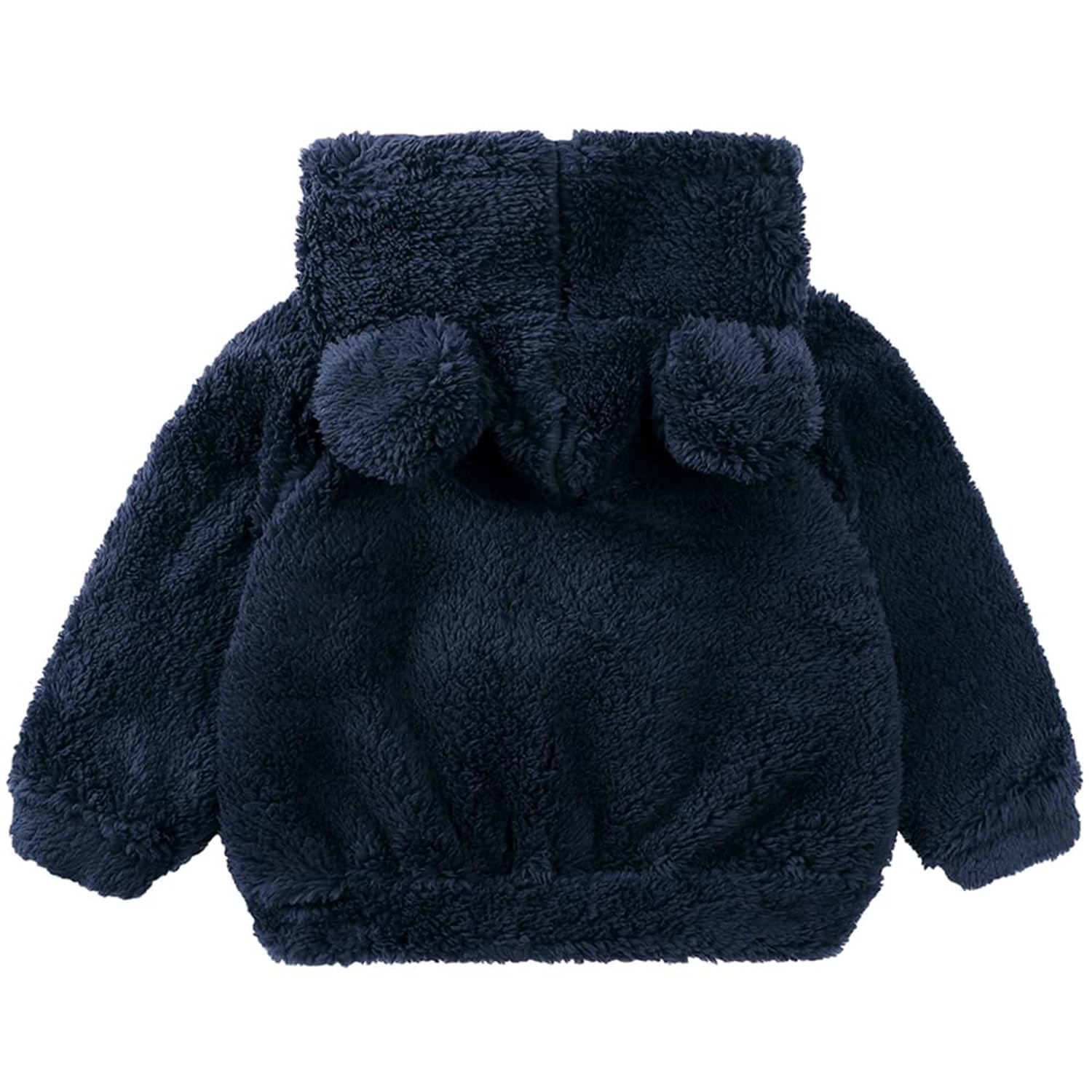 Bebé Niña Chaqueta Polar Para Abrigo con Capucha Cremallera Ropa de Invierno Cálida Para Infantil Niñas y Niños Ropa