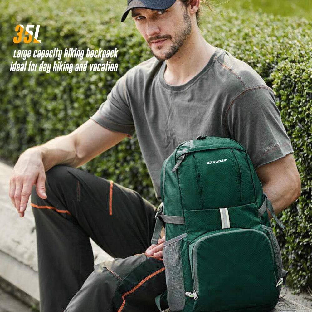 35L Lightweight Packable Backpack Waterproof Durable Hiking Travel Backpack Daypack