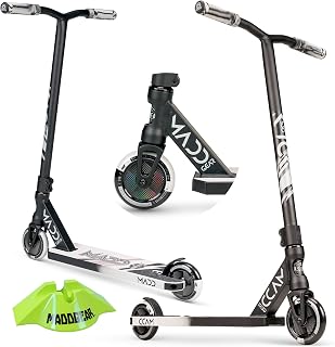 Madd Gear Kick Pro Scooter Complete - Stunt Scooter for Kids 6 Years and Up - Aircraft Grade Aluminum BMX Freestyle Trick Scooter - Best for Beginner to Intermediate with Strong Chromoly Handlebar