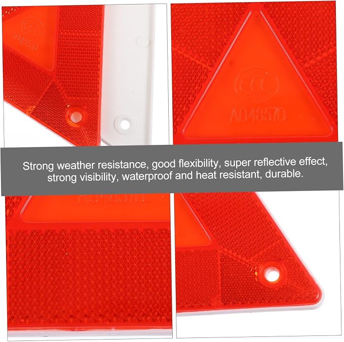 Reflectores Triangulares de Seguridad para Camión 10 pcs miniatura 3