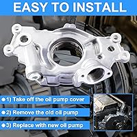 Vista 5 de M295HV Kit de bomba de aceite LS de alto volumen con juntas TCS45993 y perno equilibrador compatible con Chevy 4.8L/5.3L/6.0L Silverado Avalanche