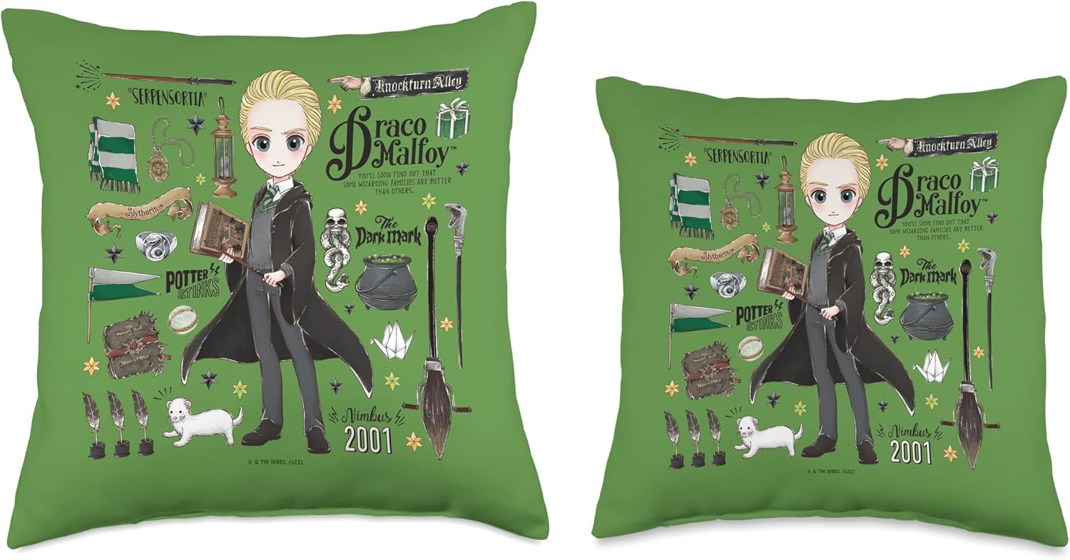 Harry Potter Everything That is Draco Malfoy Throw Pillow