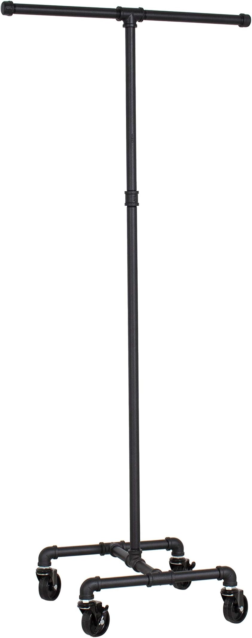 Industrial Clothing Rack Heavy Duty Pipe 2-Way by William Robert's Vintage