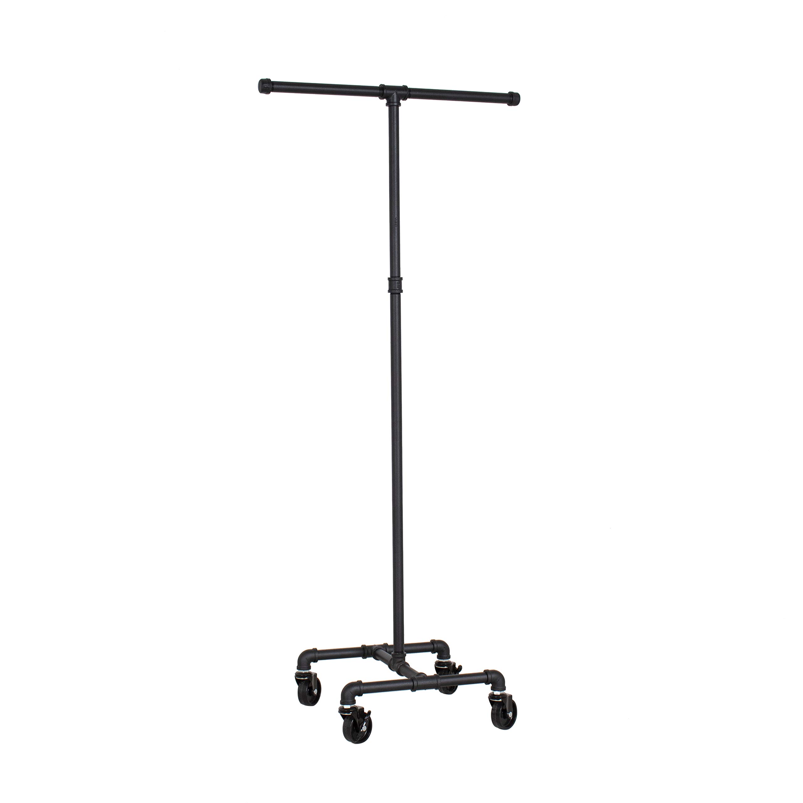 Industrial Clothing Rack Heavy Duty Pipe 2-Way by William Robert's Vintage