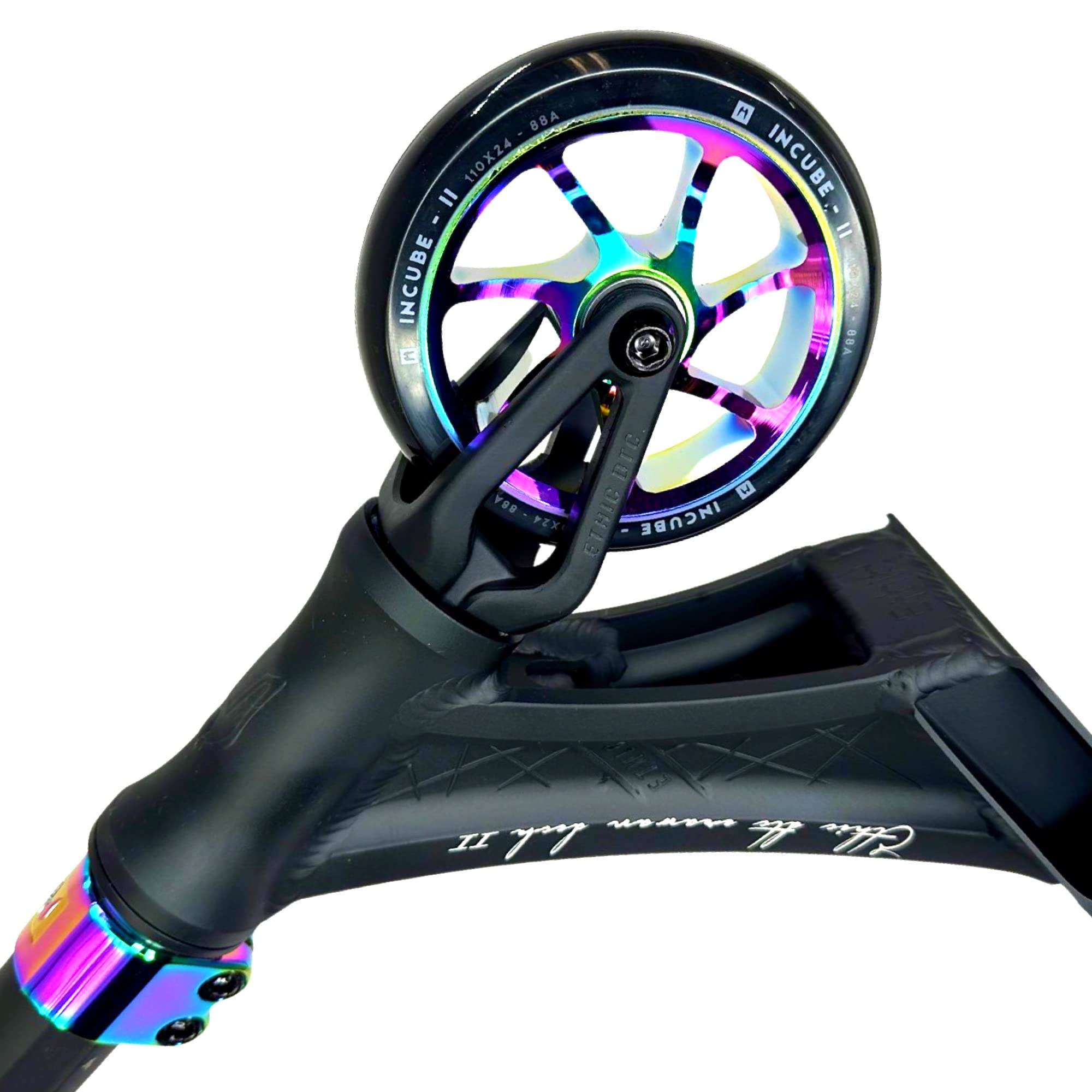 Ethic DTC Erawan I Pandora I V2 Stunt-Scooter I Altura 80-90 cm I Park I Hybrid I Street I Tret I Trick I Kids I Roller I Lightweight I Freestyle