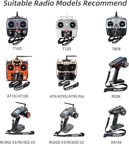Miniatura 4 de Radiolink Correa ajustable para control de radio, gancho para el cuello, transmisor de radio RC RC8XAT10IIAT9SAT9S ProRC6GS V3RC4GS V3T8FBX4X6