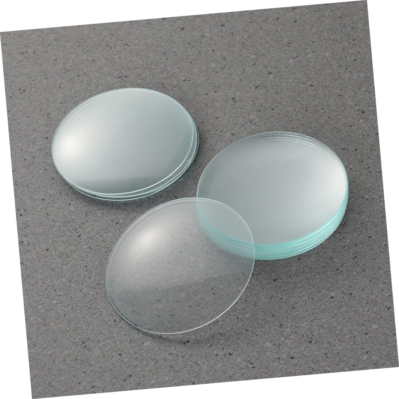 TOPBATHY Coperchi in Vetro Accessori in Materiale Sintetico 10 Pezzi per Becher da Laboratorio per Esperimenti Domestici e Scientifici