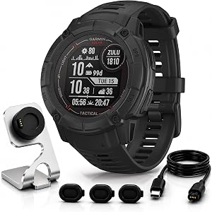 Garmin Instinct 2X Solar Tactical Bundle