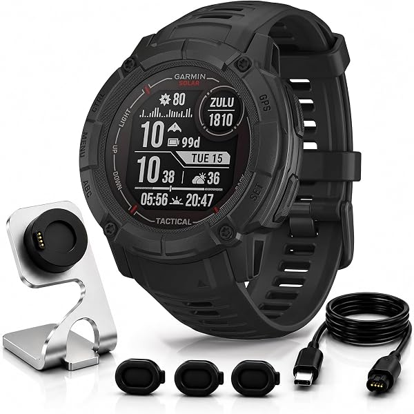 Garmin Instinct 2X Solar Tactical Bundle
