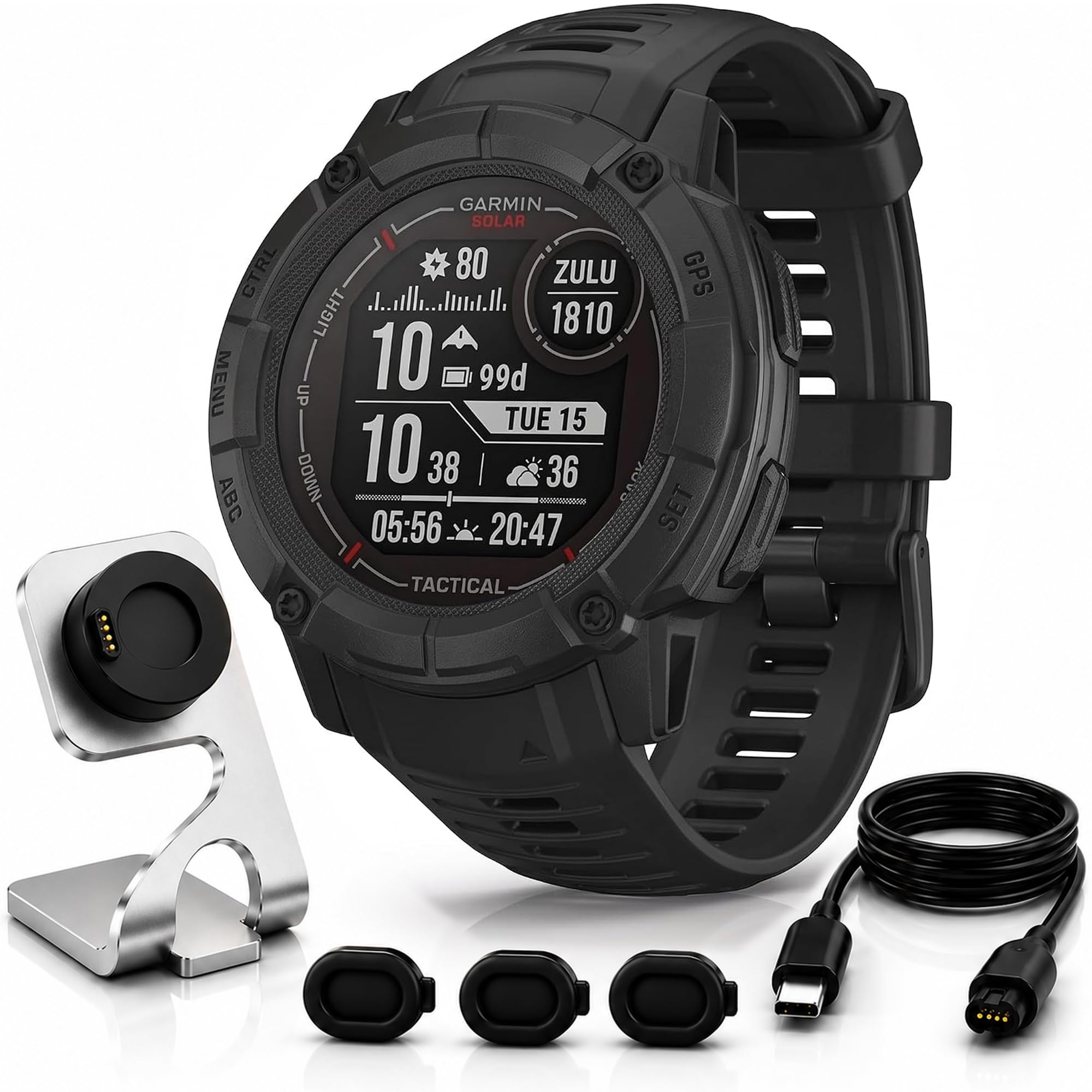 Amazon.com: Garmin Instinct 2X Solar Tactical Edition, Solar