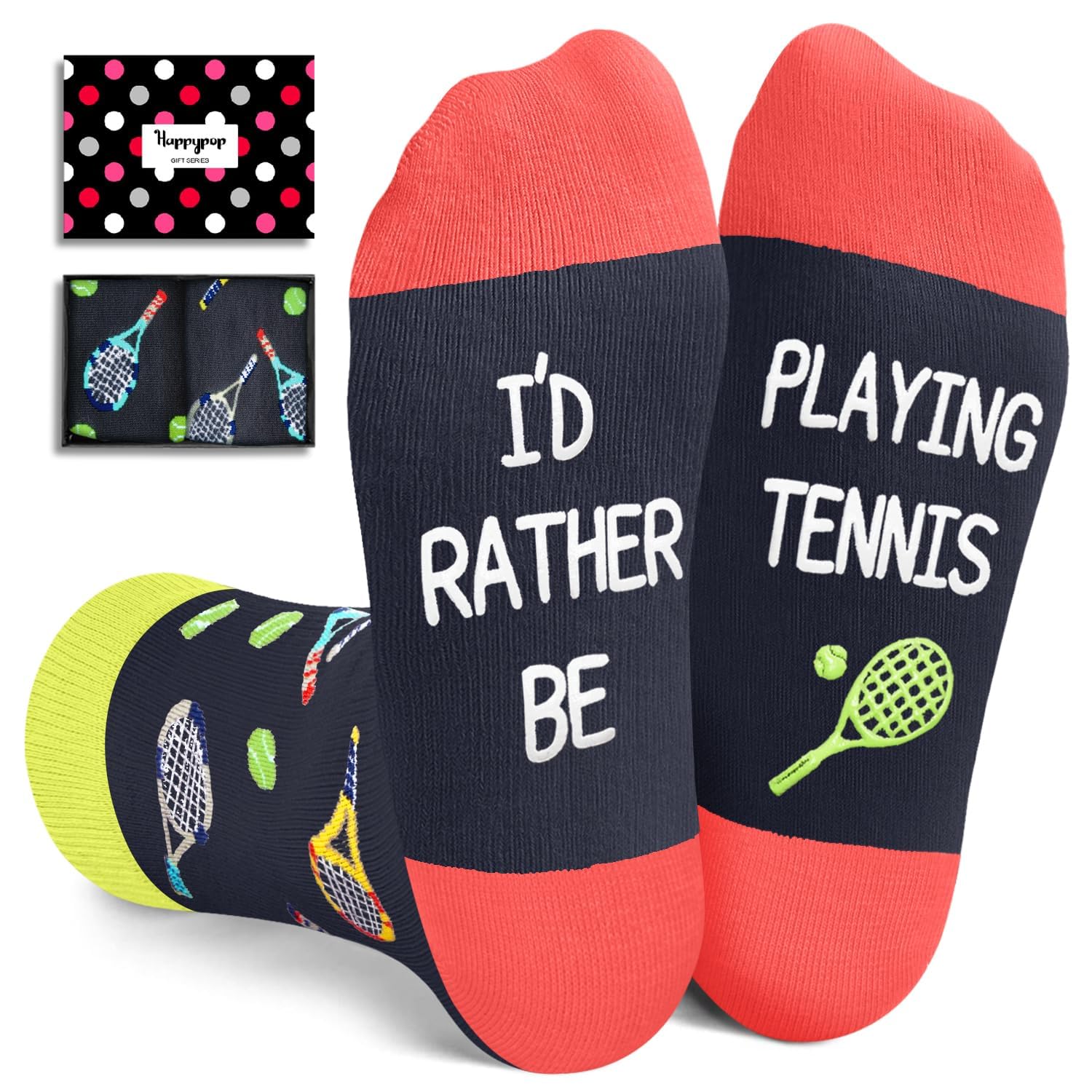 HAPPYPOP Sports Gifts for Kids - Soccer Baseball Basketball Hockey Volleyball Socks