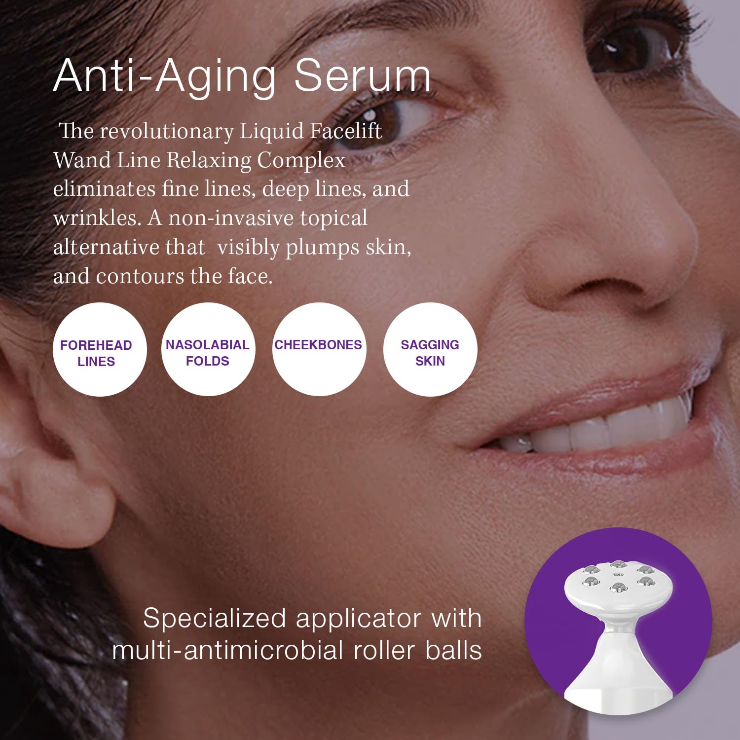 SBLA Liquid Facelift Wand Scientifically Proven Anti-Aging Serum Relaxes Facial Muscles & Eliminates Lines Non-Invasive Lift & Contour Plumps Skin & Boosts Collagen