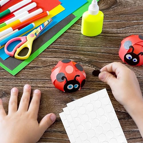 Miniatura 3 de Cinta transparente de doble cara para paredes, puntos adhesivos circulares transparentes reutilizables de doble cara, adecuado para fotos, marcos de